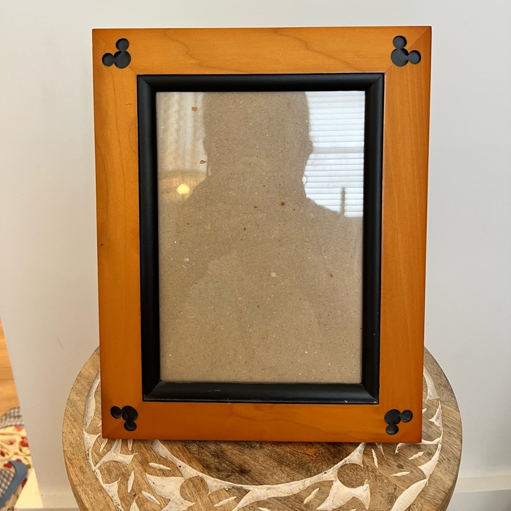 Disney Tan & Black wood Frame Glass Frame